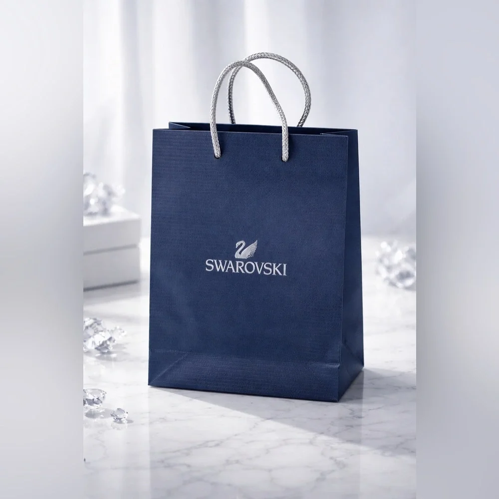 Swarovski Dark Blue Luxury Bag